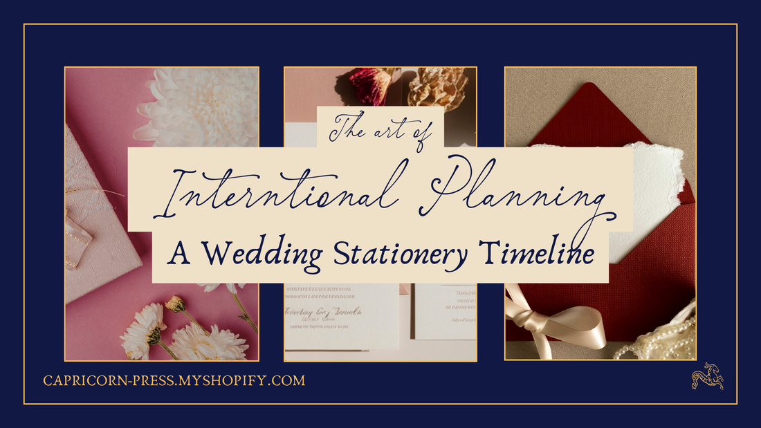 The Art of Intentional Planning: A Wedding Stationery Timeline