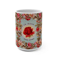 Vintage Rose Mug | Floral Ceramic Coffee Cup