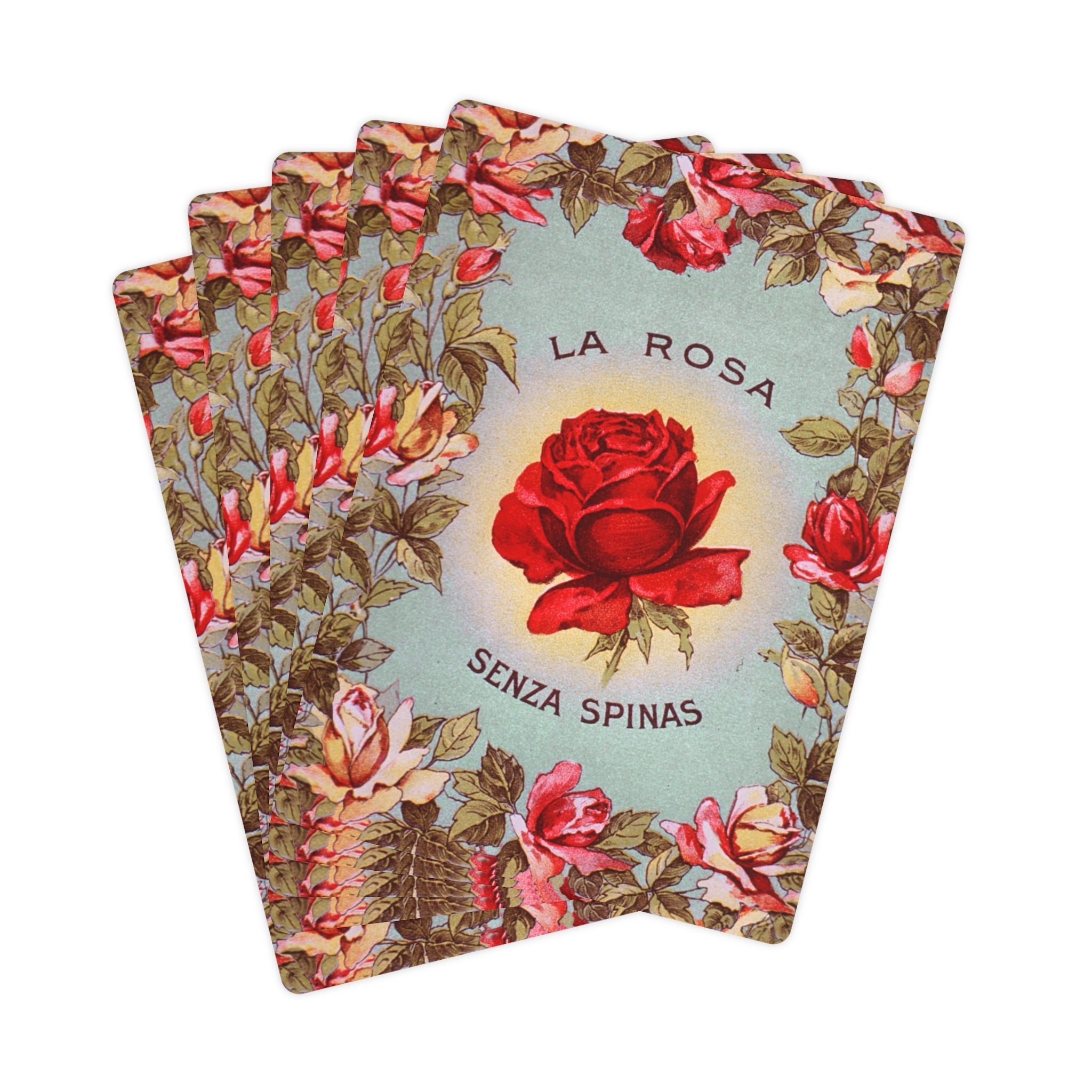 La Rosa Senza Spinas Poker Cards