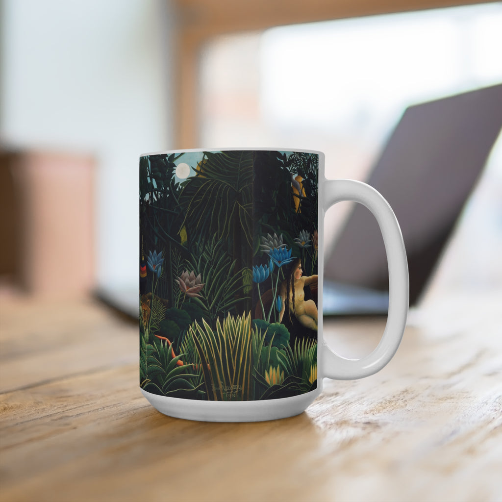 Jungle Art Mug | Tropical Forest Coffee Cup
