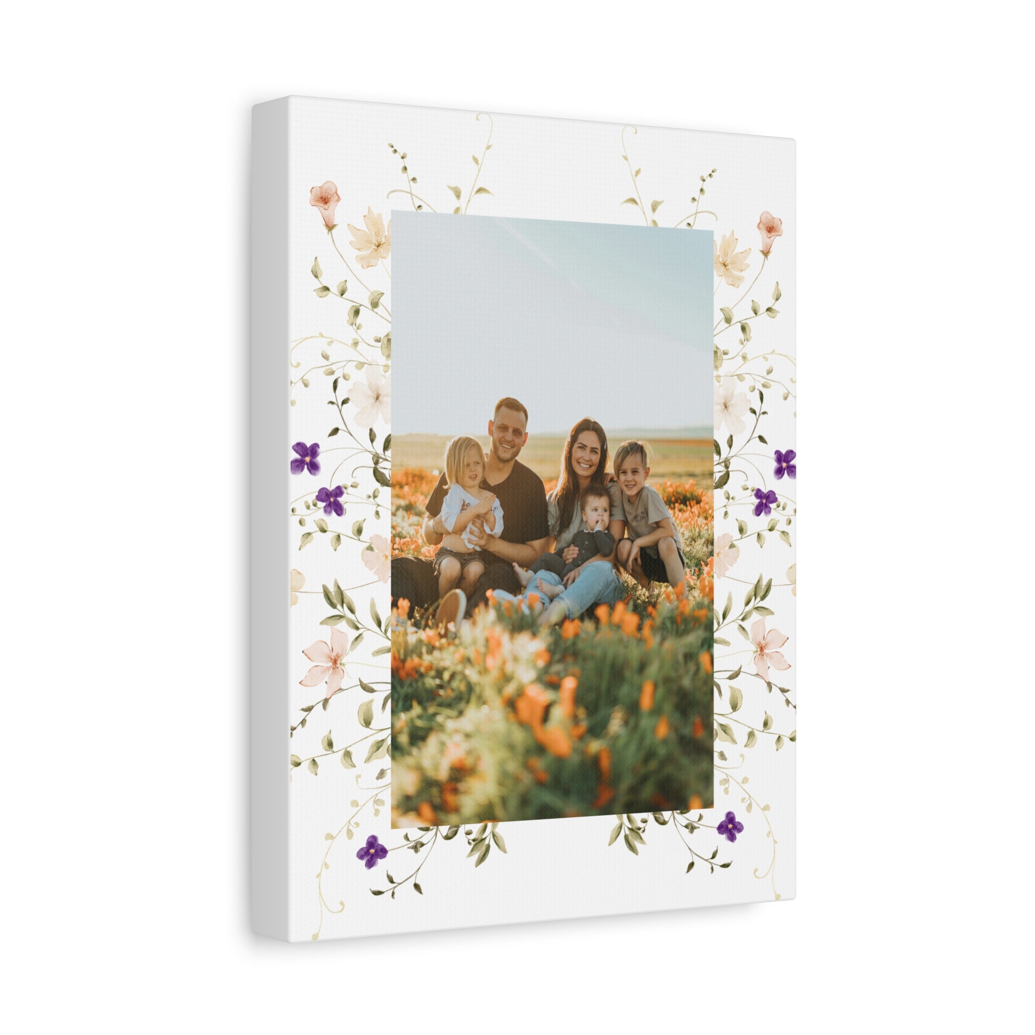 Floral Photo Canvas Print — Matte Stretched Wall Art