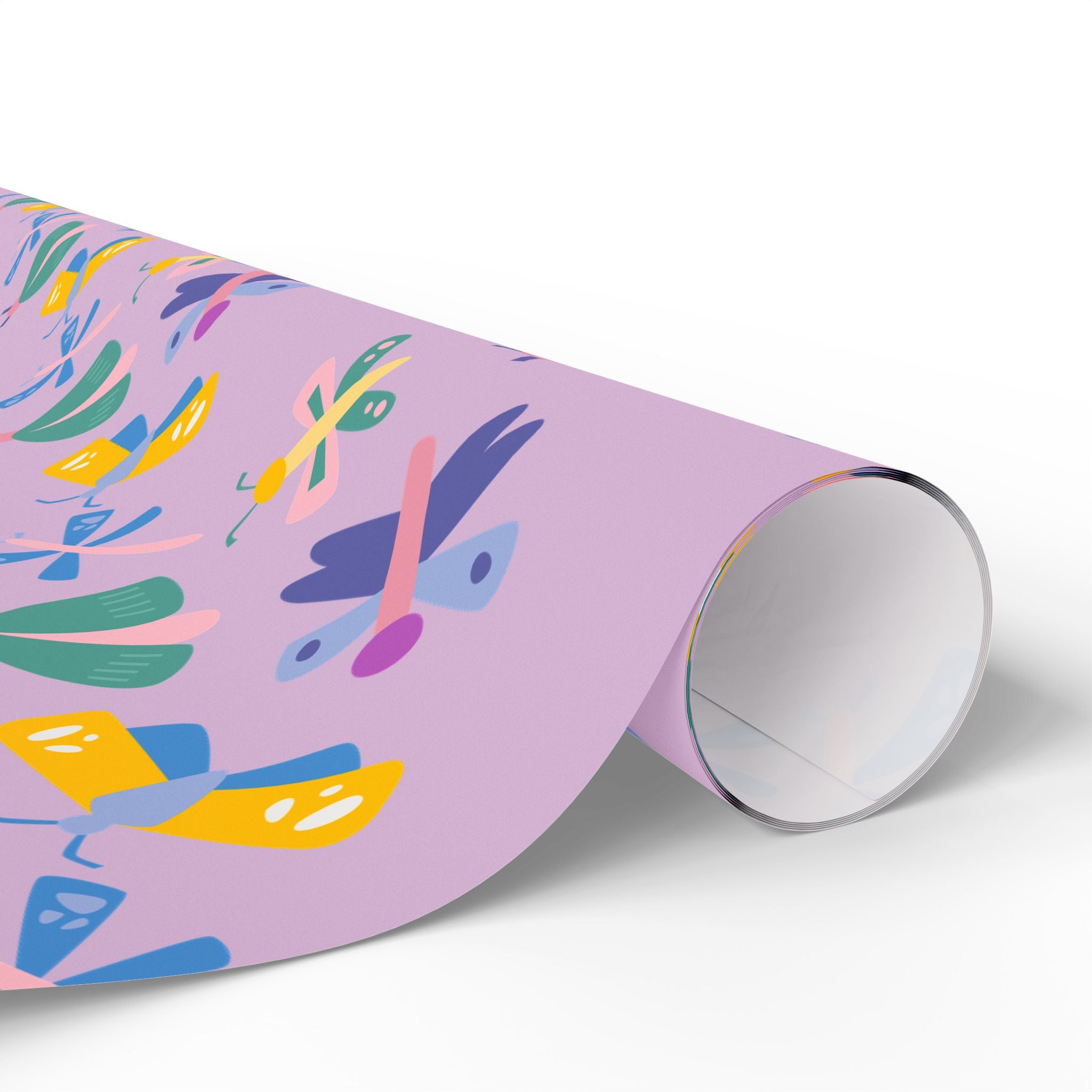 Floral Whimsy Wrapping Paper Roll — Pastel Bouquet Gift Wrap