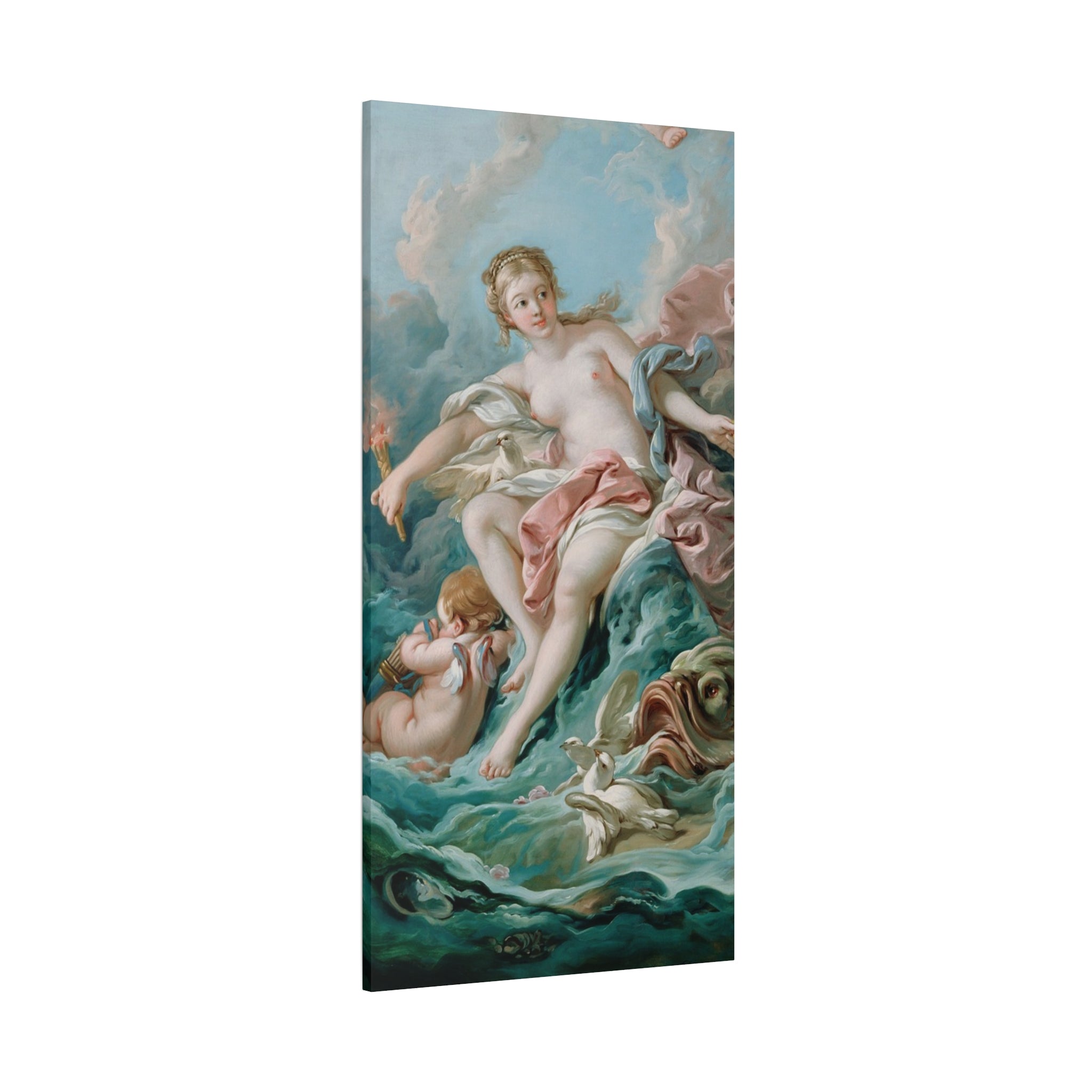 Baroque Goddess Canvas Art — Stretched Matte Wall Panel