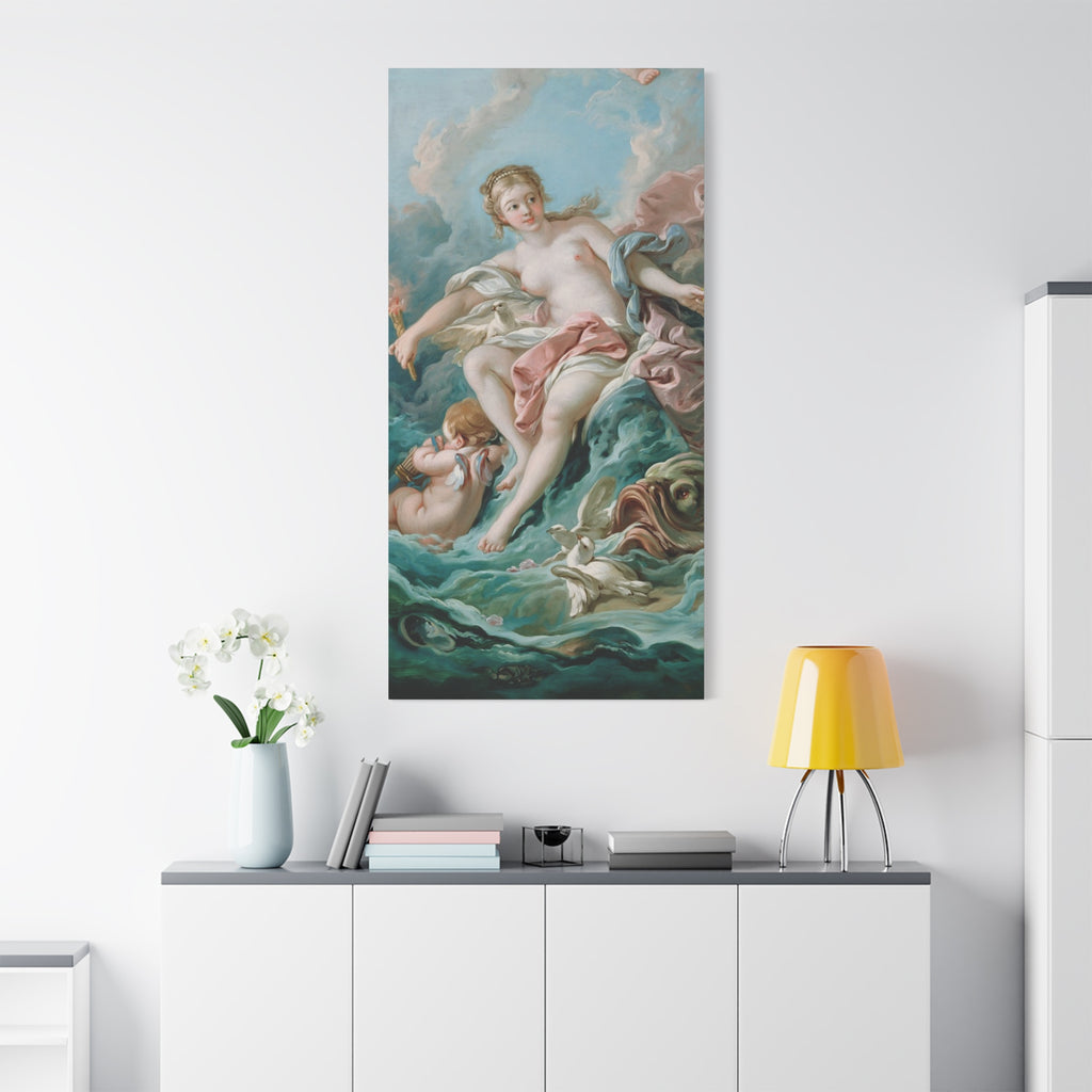 Baroque Goddess Canvas Art — Stretched Matte Wall Panel
