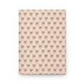 Bow Pattern Hardcover Journal — Pink & Olive Minimal Notebook for Gifts, Planning, and Everyday Notes