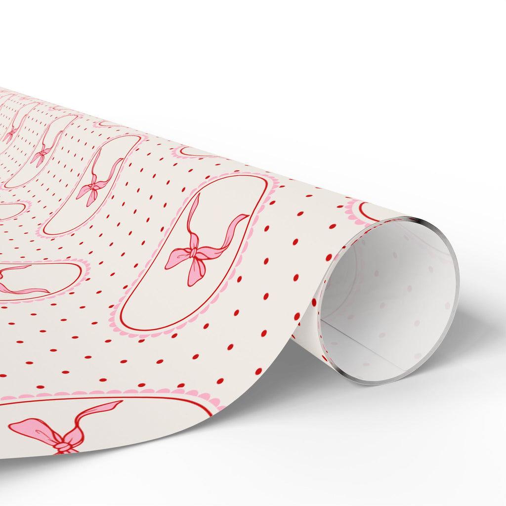 Ballet Wrapping Paper | Pink Dotted Gift Wrap
