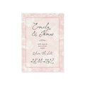 Blush Floral Save the Date Cards with Envelopes | Personalized Wedding Announcement | Premium Matte 300gsm (Pack of 25+)