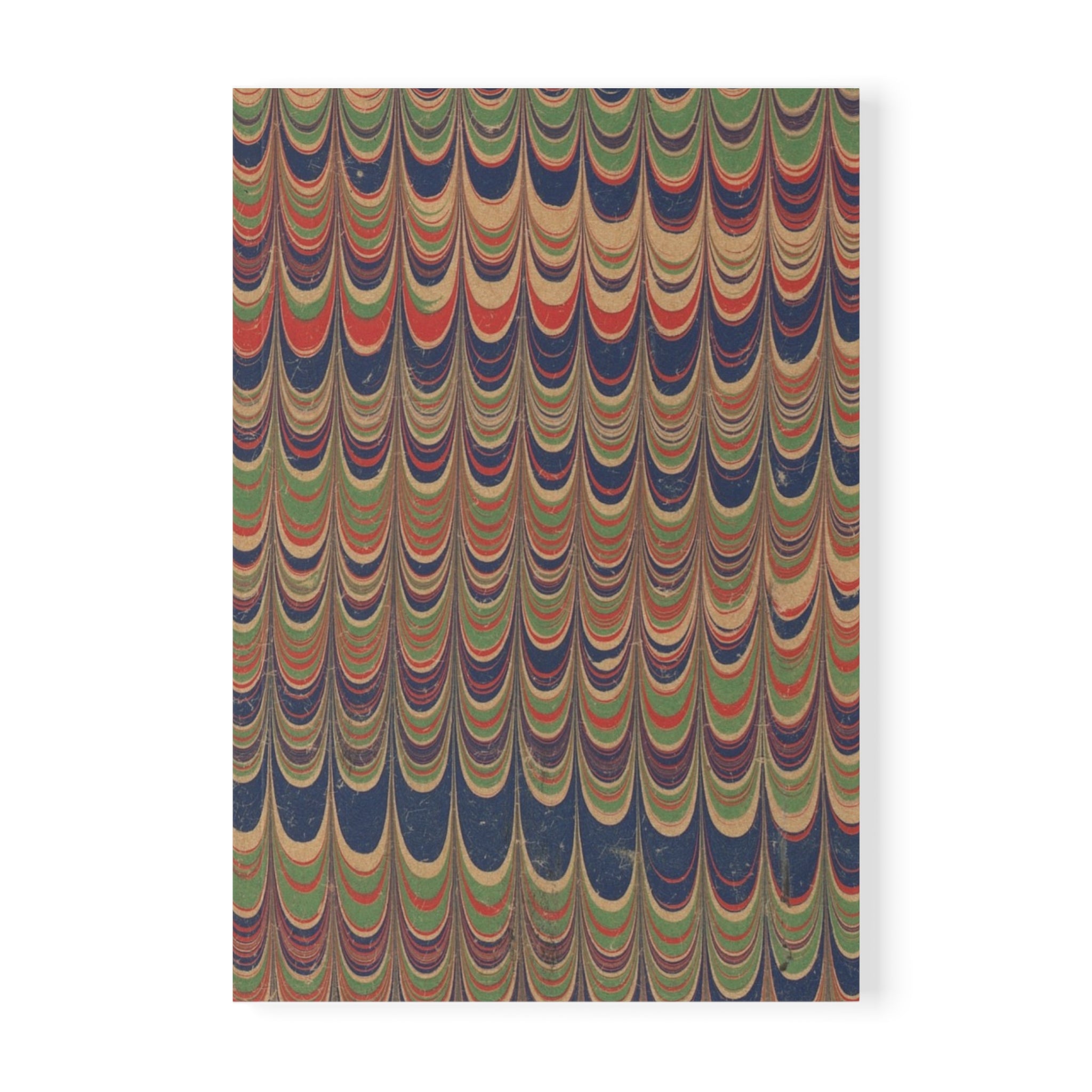 Marbled A5 Notebook | Vintage Rainbow Pattern Journal