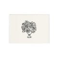 Elegant Floral RSVP Cards with Envelopes | Double-Sided Wedding Response Cards | Premium 300gsm Matte Cardstock | Set of Hand-Drawn Bouquet Stationery