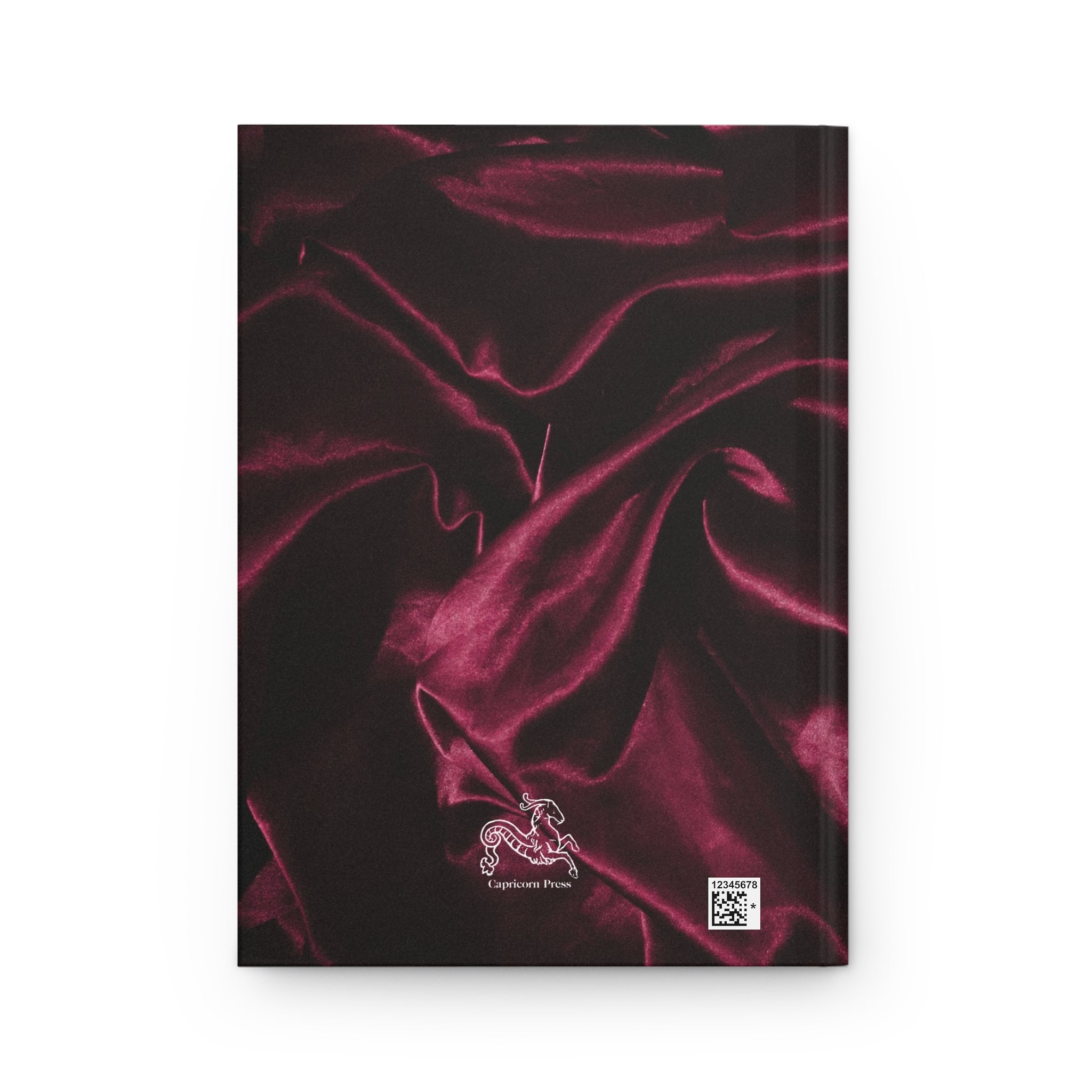 Custom Monogram Burgundy Hardcover Journal