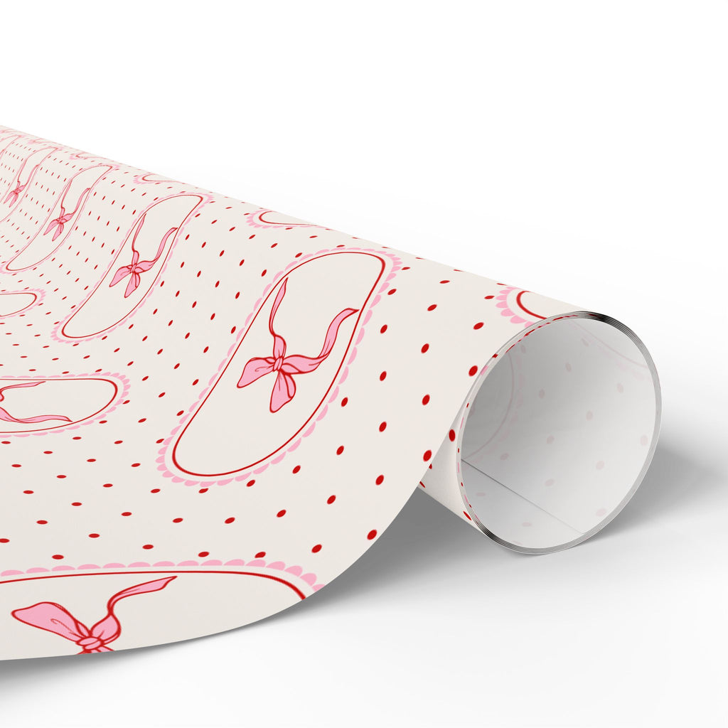 Ballet Wrapping Paper | Pink Dotted Gift Wrap