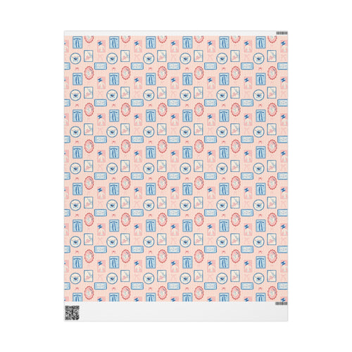 Cameo Wrapping Paper | Vintage Pastel Gift Wrap