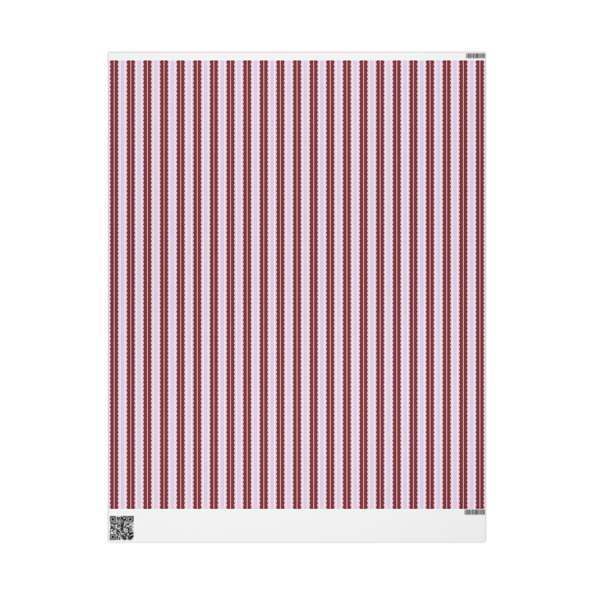 Candy Stripe Wrapping Paper | Red and White Gift Wrap