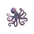 Iridescent Octopus Vinyl Sticker — Waterproof Kiss-Cut Decal for Laptops & Water Bottles