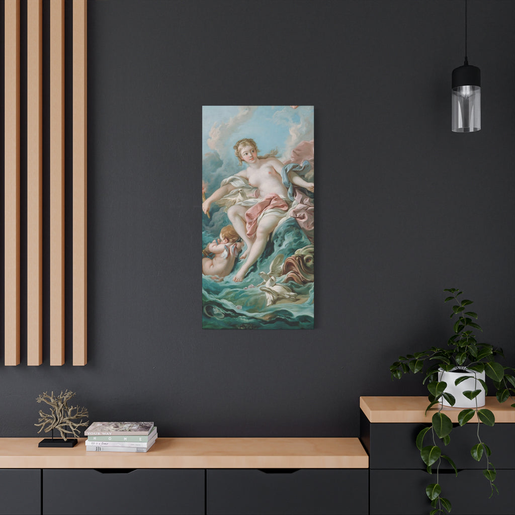 Baroque Goddess Canvas Art — Stretched Matte Wall Panel