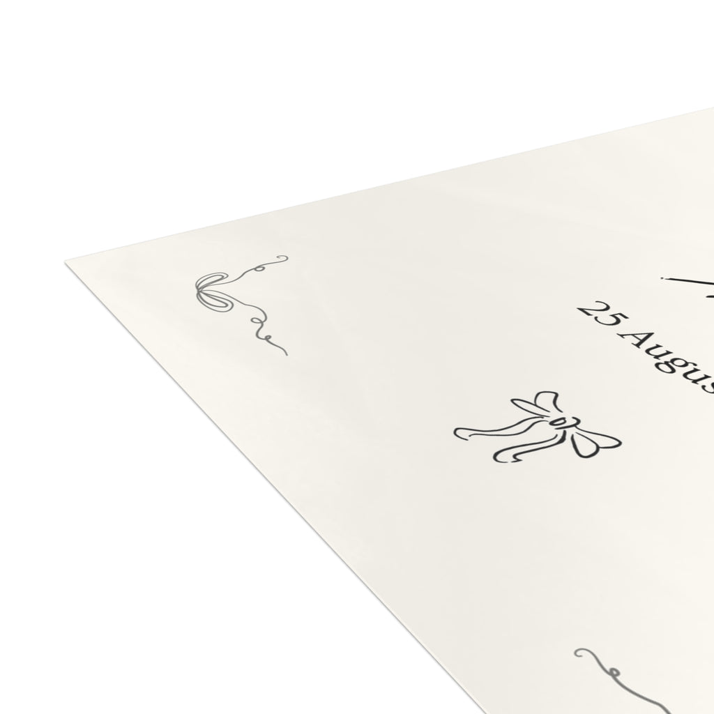 Vintage Cherub Wedding Invitation Card – Two-Sided Ceremony & Reception Template