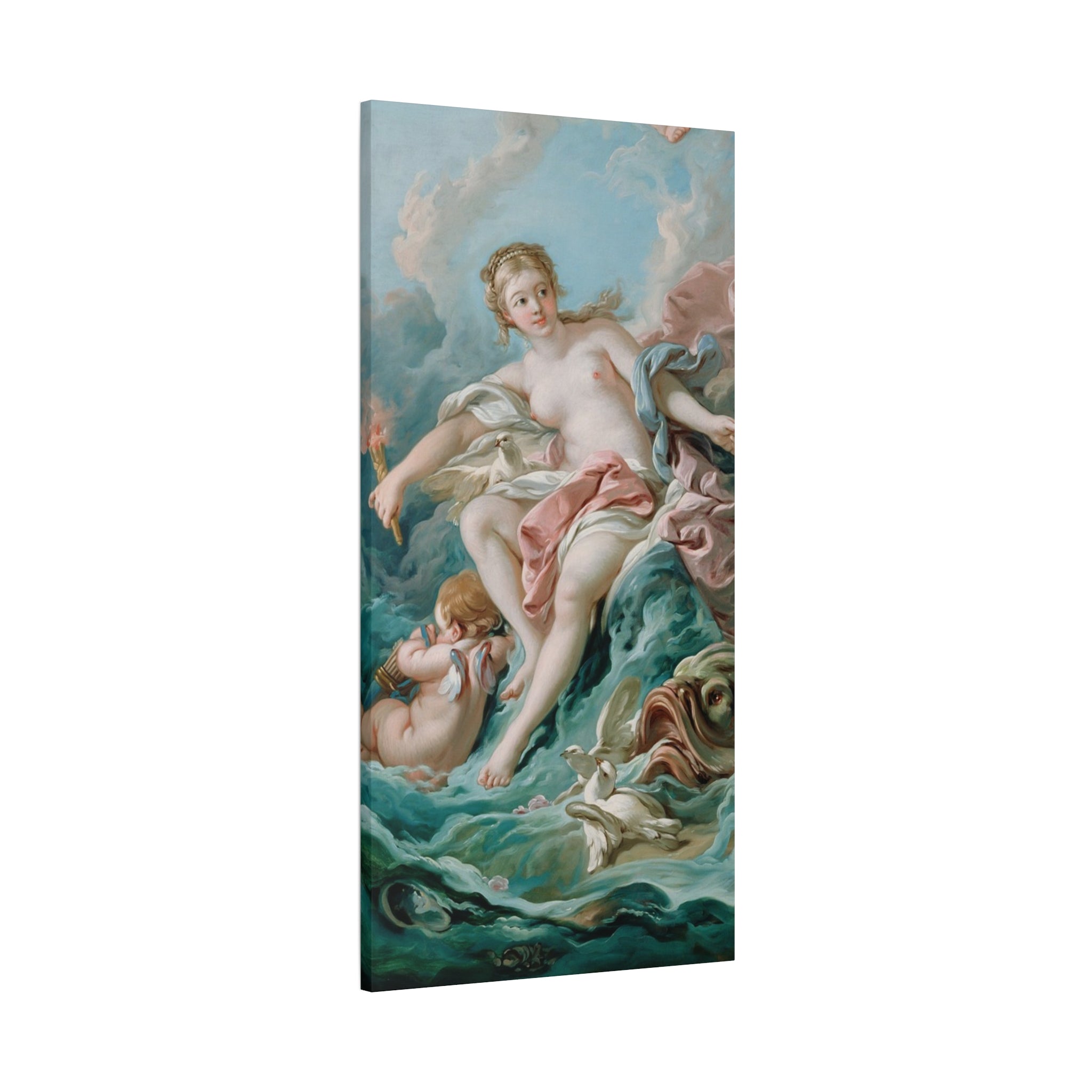 Baroque Goddess Canvas Art — Stretched Matte Wall Panel