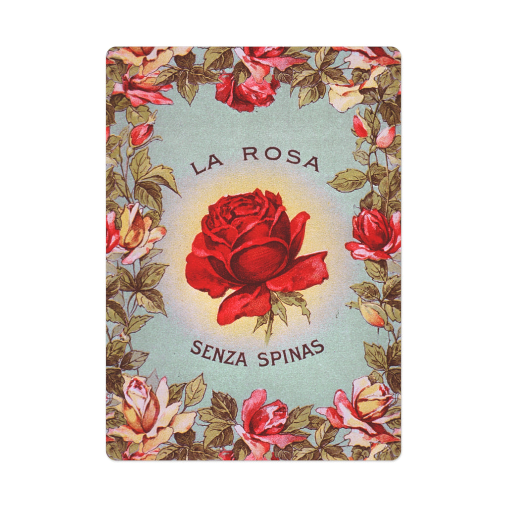 La Rosa Senza Spinas Poker Cards