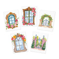 Floral Greeting Cards Set | Window & Gate 5-Pack