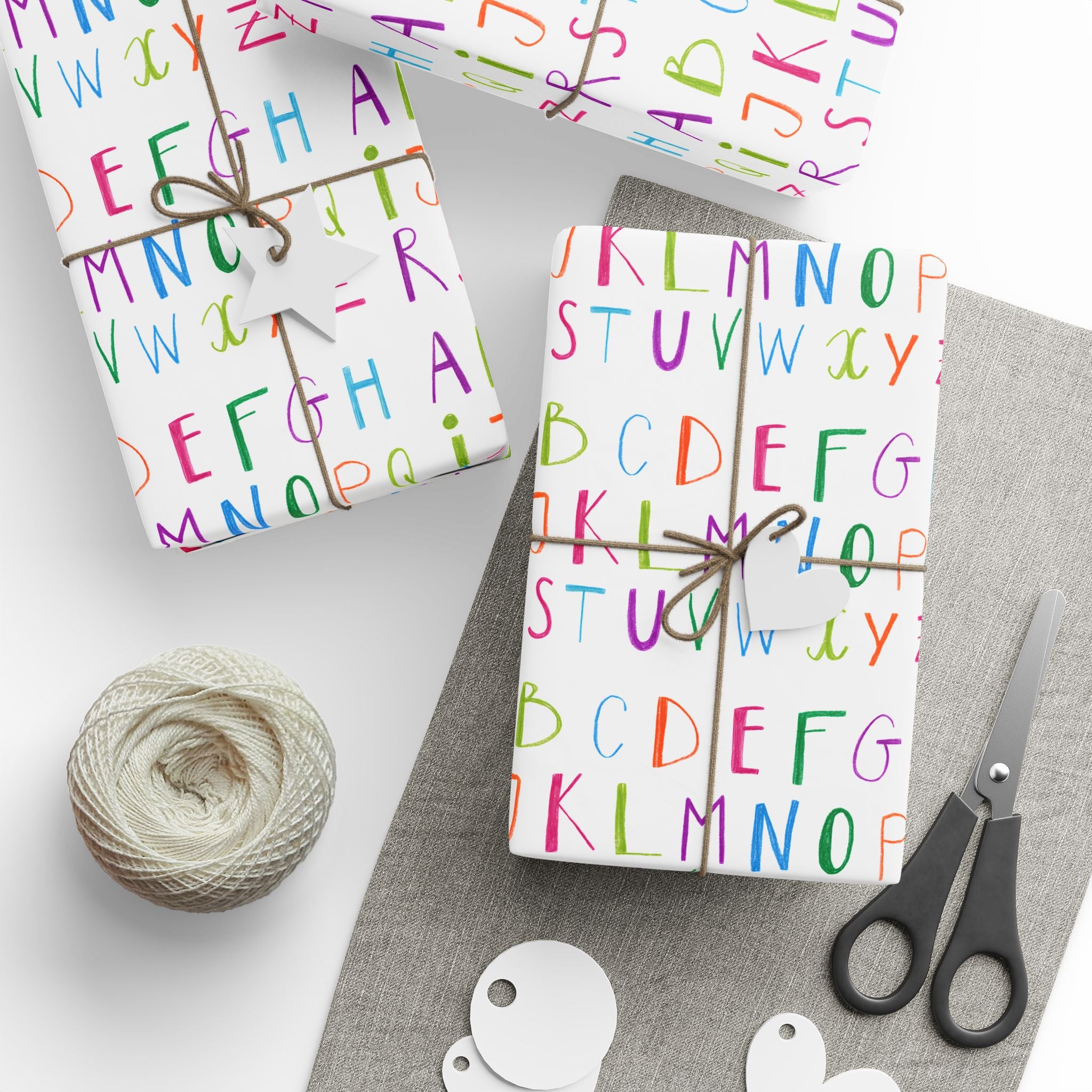 Alphabet Wrapping Paper | A–Z Gift Wrap Roll