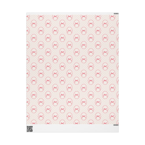Ballet Wrapping Paper | Pink Dotted Gift Wrap