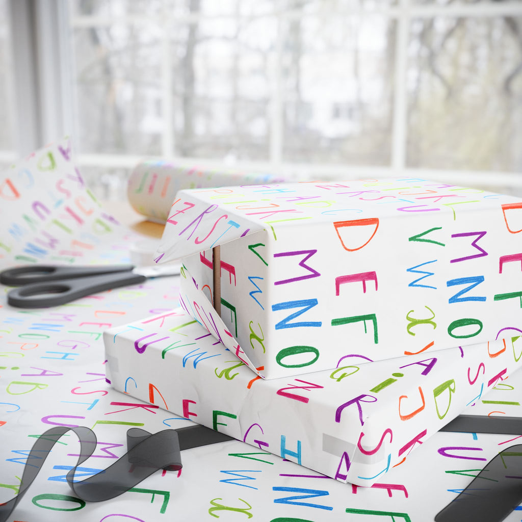 Alphabet Wrapping Paper | A–Z Gift Wrap Roll