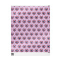Peacock Heart Pattern Wrapping Paper — Pink Decorative Gift Wrap for Birthdays & Valentine’s