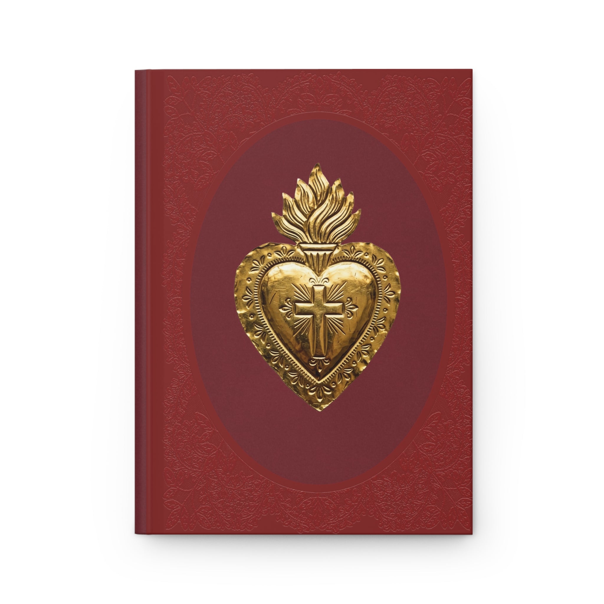 Sacred Heart Hardcover Journal — Catholic Prayer & Devotional Notebook