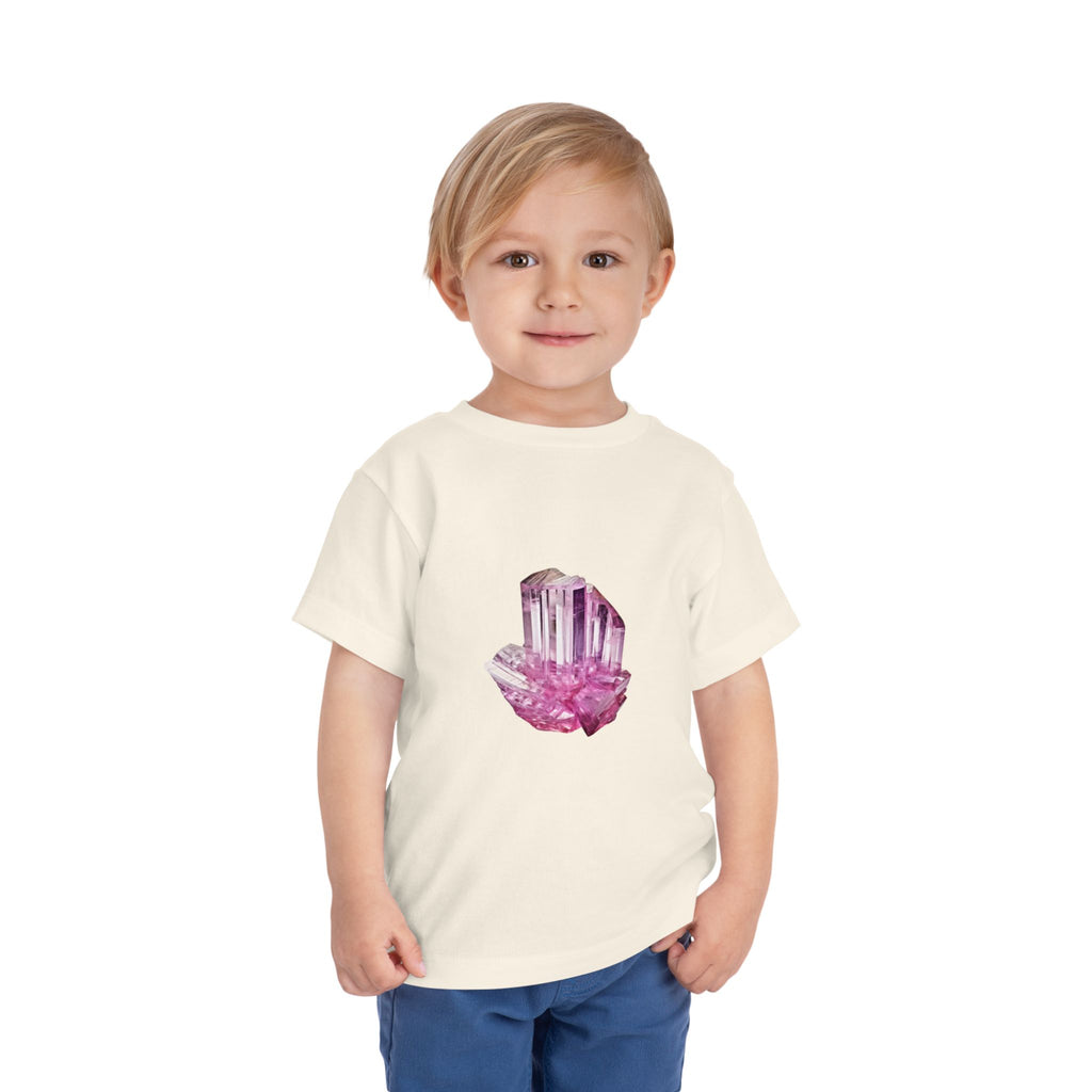 Toddler Tee — Pink Crystal Graphic Kids Shirt