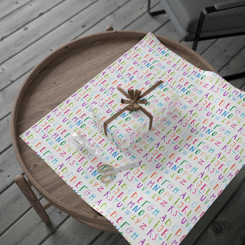 Alphabet Wrapping Paper | A–Z Gift Wrap Roll