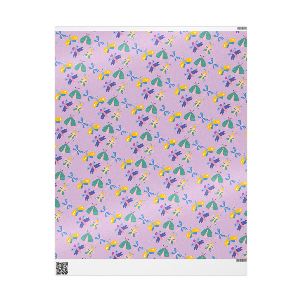 Floral Whimsy Wrapping Paper Roll — Pastel Bouquet Gift Wrap
