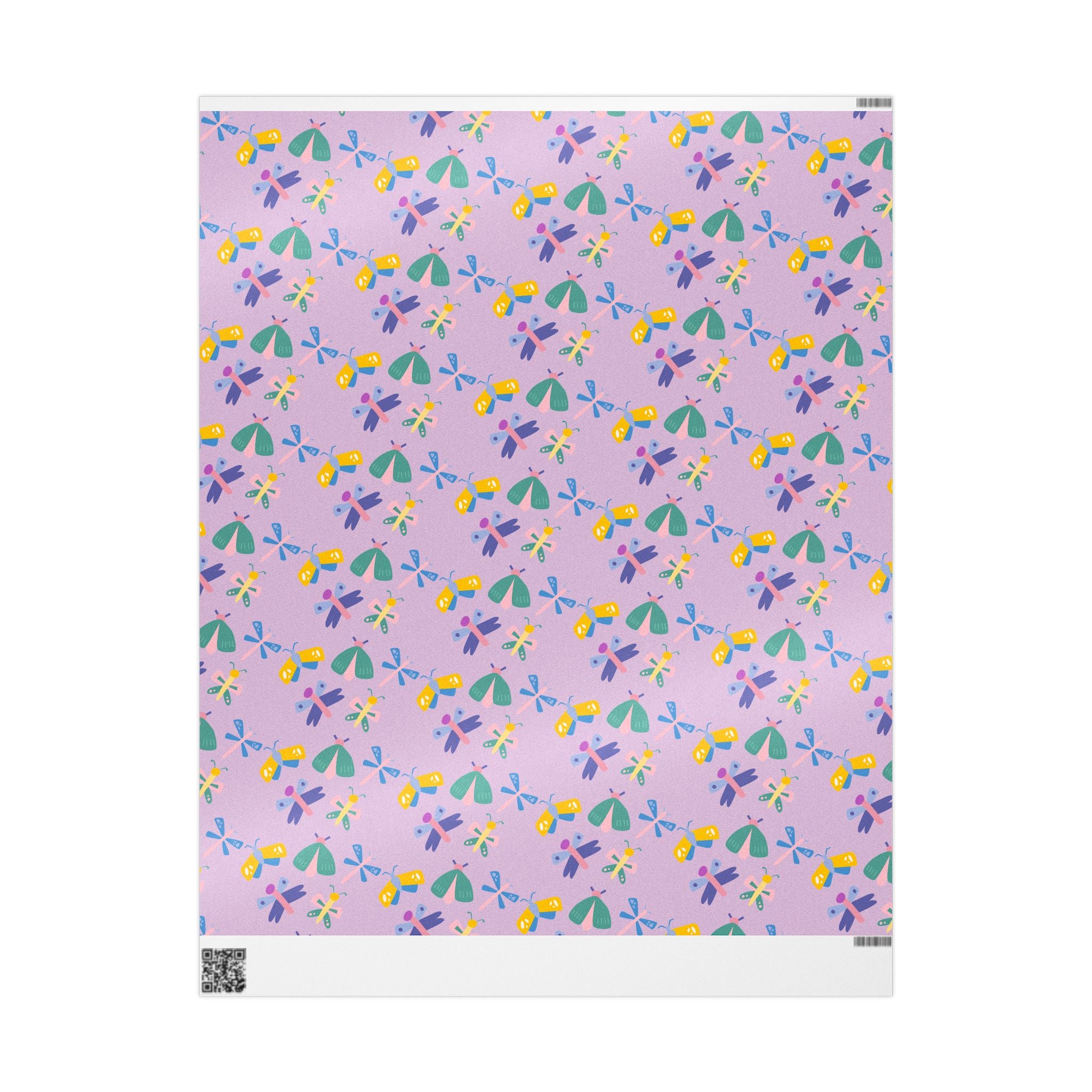 Floral Whimsy Wrapping Paper Roll — Pastel Bouquet Gift Wrap