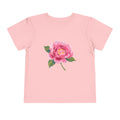 Toddler Tee — Pink Peony Floral Shirt for Girls