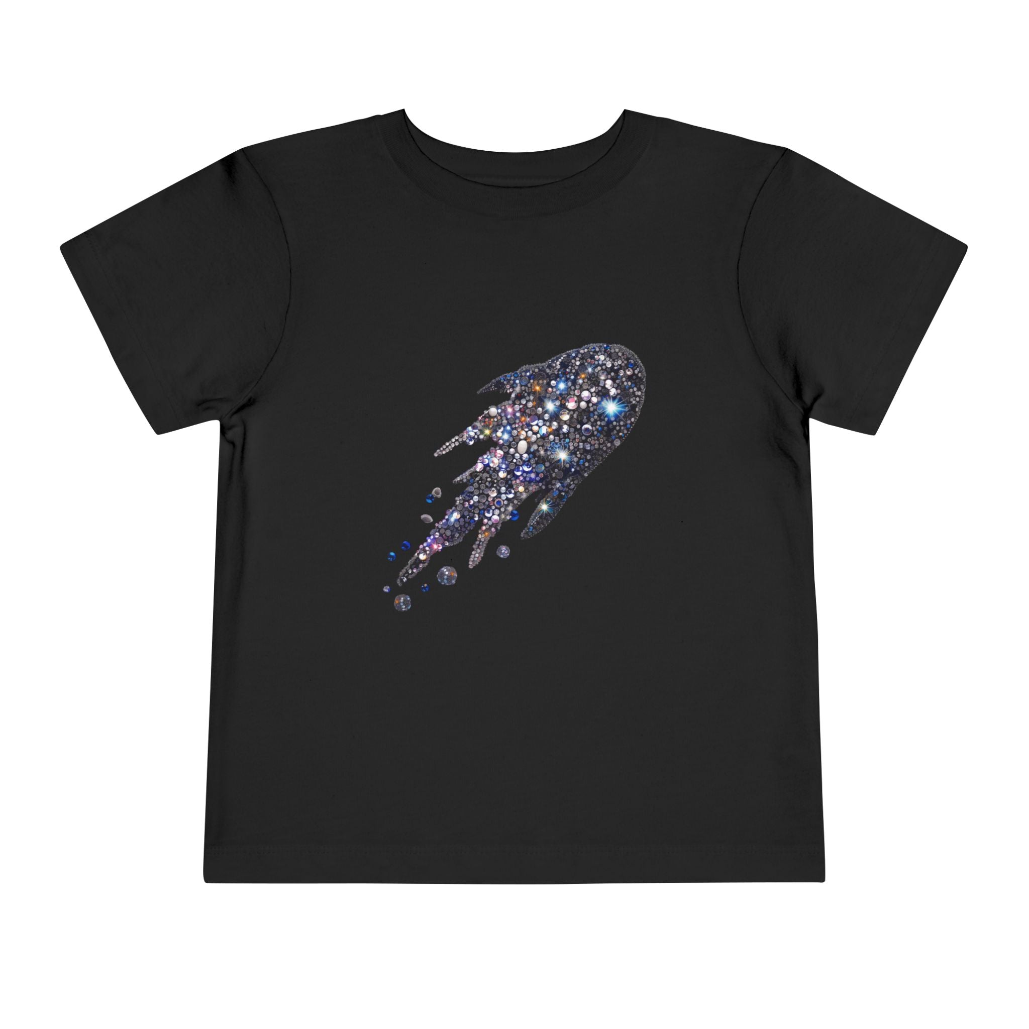 Toddler Tee — Sparkling Galaxy Rocket Kids Shirt