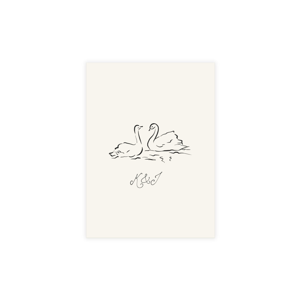 Vintage Wedding Invitation Pack (10, 30, or 50 Count) - Envelopes included