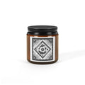 Pisces Zodiac Scented Soy Candle — Amber Jar (Multi-Size)