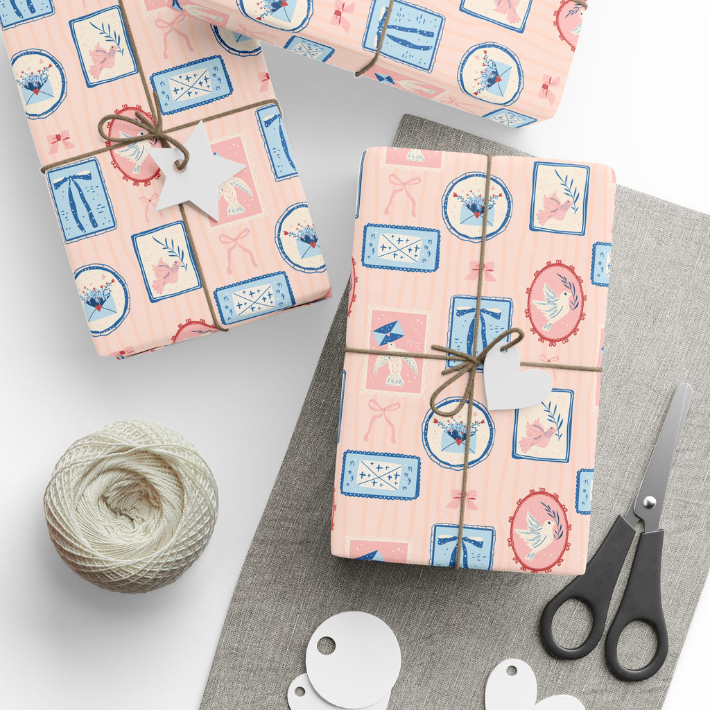 Cameo Wrapping Paper | Vintage Pastel Gift Wrap
