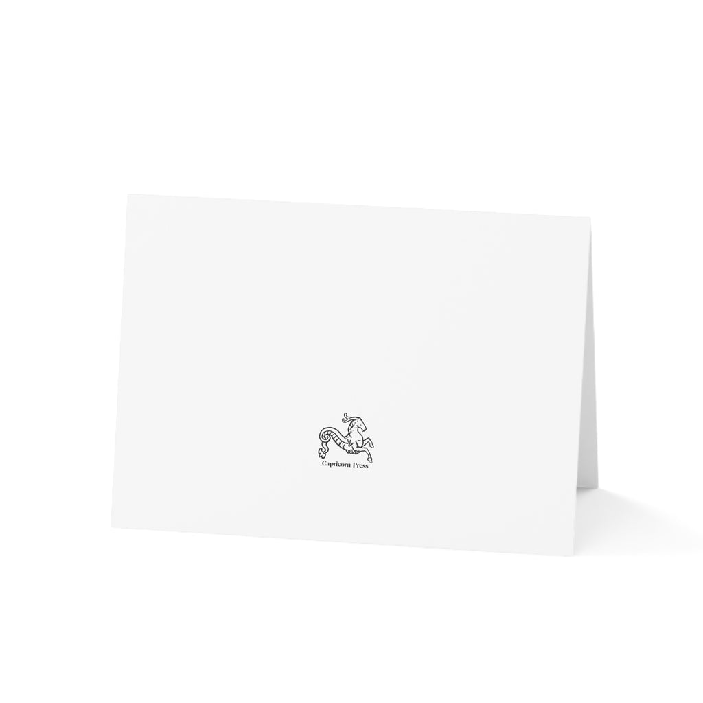 Floral Script Thank You Cards