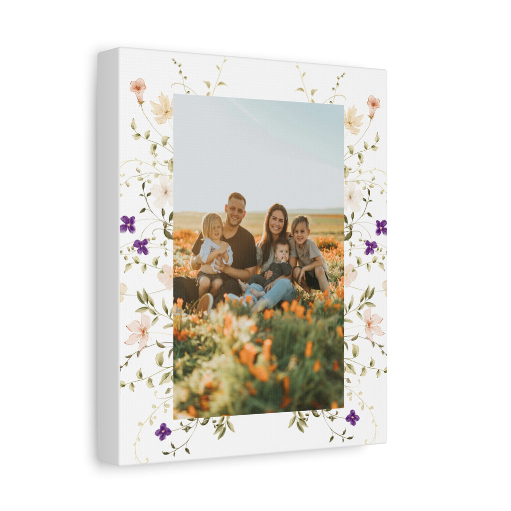 Floral Photo Canvas Print — Matte Stretched Wall Art