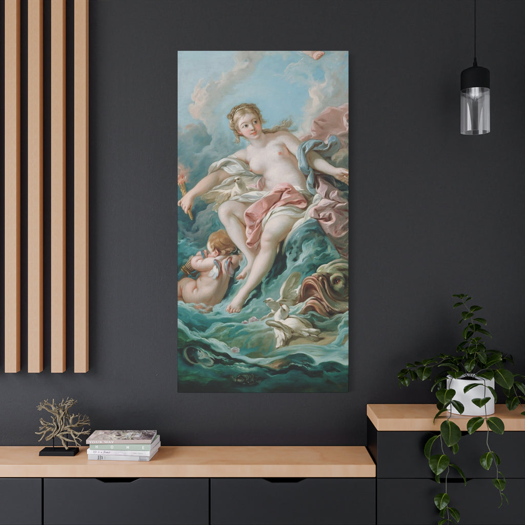 Baroque Goddess Canvas Art — Stretched Matte Wall Panel