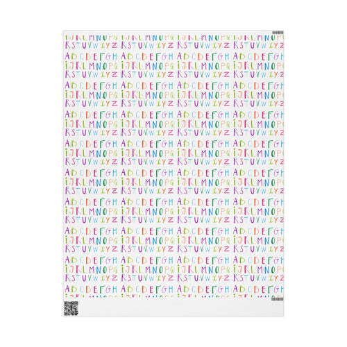 Alphabet Wrapping Paper | A–Z Gift Wrap Roll