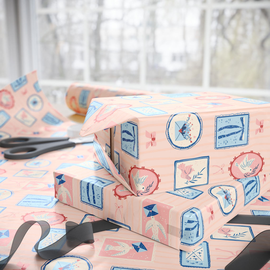 Cameo Wrapping Paper | Vintage Pastel Gift Wrap