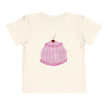 Toddler T-Shirt, Pink Cupcake Graphic Tee, Cute Dessert Shirt for Kids