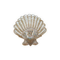 Pearl Shell Vinyl Sticker — Shimmering Seashell Kiss-Cut Decal