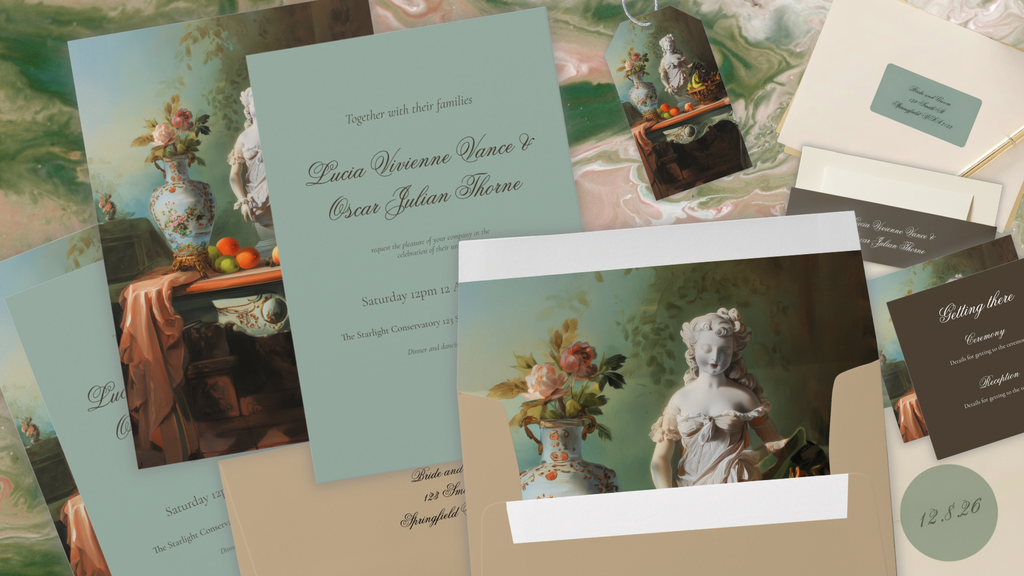 The Venus Suite: Wedding Stationery Sample Kit