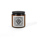Aries Zodiac Scented Soy Candle — Amber Jar