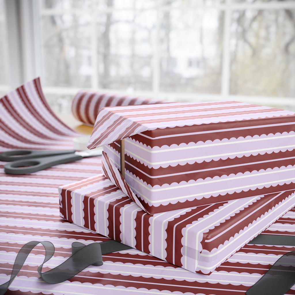 Candy Stripe Wrapping Paper | Red and White Gift Wrap