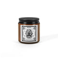 Gemini Zodiac Scented Soy Candle — Amber Jar