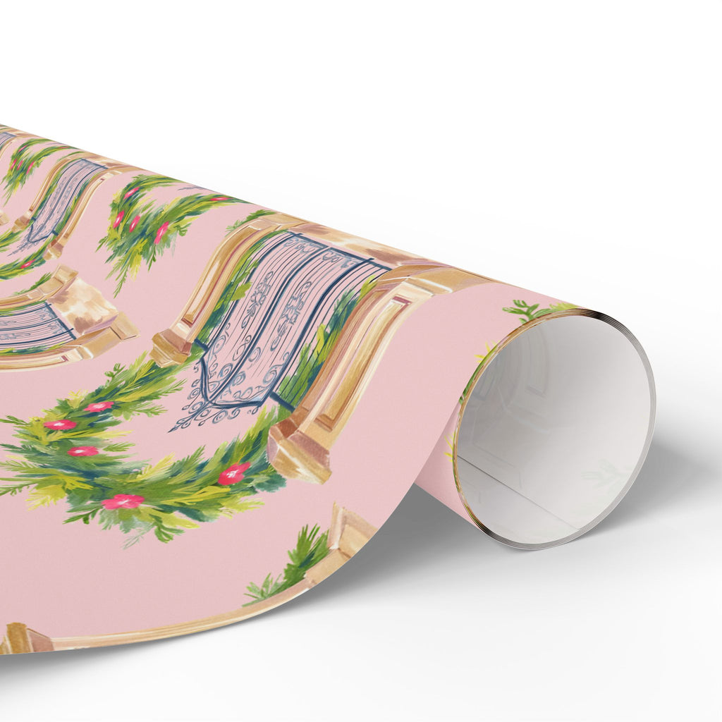 Floral Garden Gate Wrapping Paper