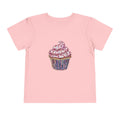 Toddler Tee — Pink Sparkle Cupcake Graphic